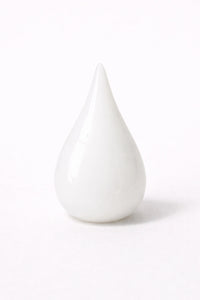 Cloud White vegan nail polish in rain drop form by Honor The House