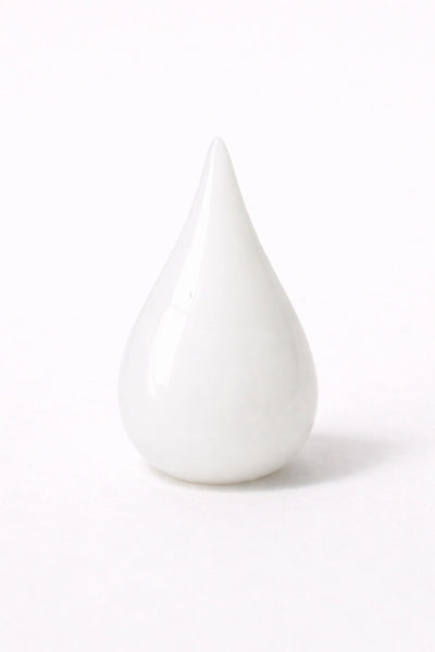 Cloud White vegan nail polish in rain drop form by Honor The House
