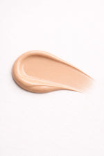 Golden Minute vegan liquid foundation in liquid swatch form by Honor The House