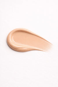 Golden Minute vegan liquid foundation in liquid swatch form by Honor The House