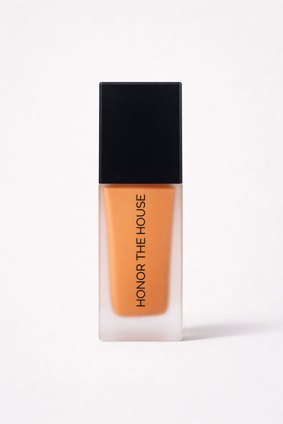 Amber Roulette vegan liquid foundation in its original packaging by Honor The House