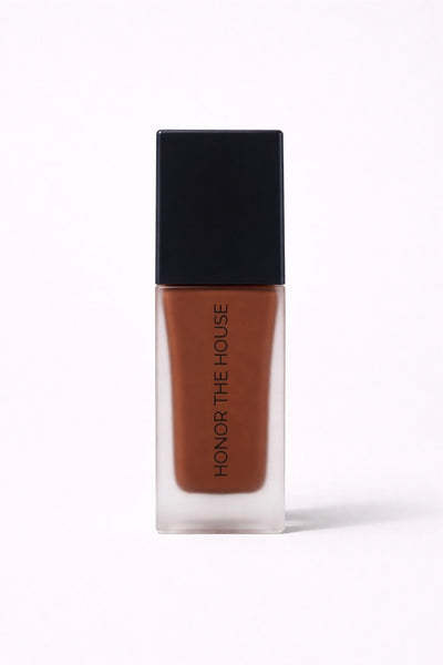 Espresso Shot vegan liquid foundation in original product packaging by Honor The House