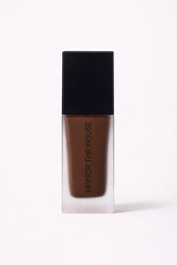 Nubian Goddess vegan liquid foundation in original product packaging by Honor The House