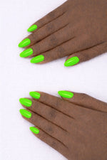 Umbreon Glow vegan nail polish on Ebony model hands by Honor The House