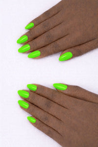 Umbreon Glow vegan nail polish on Ebony model hands by Honor The House