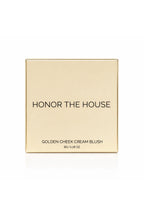 Honor The House Golden Cheek Cream Blush golden box packaging.