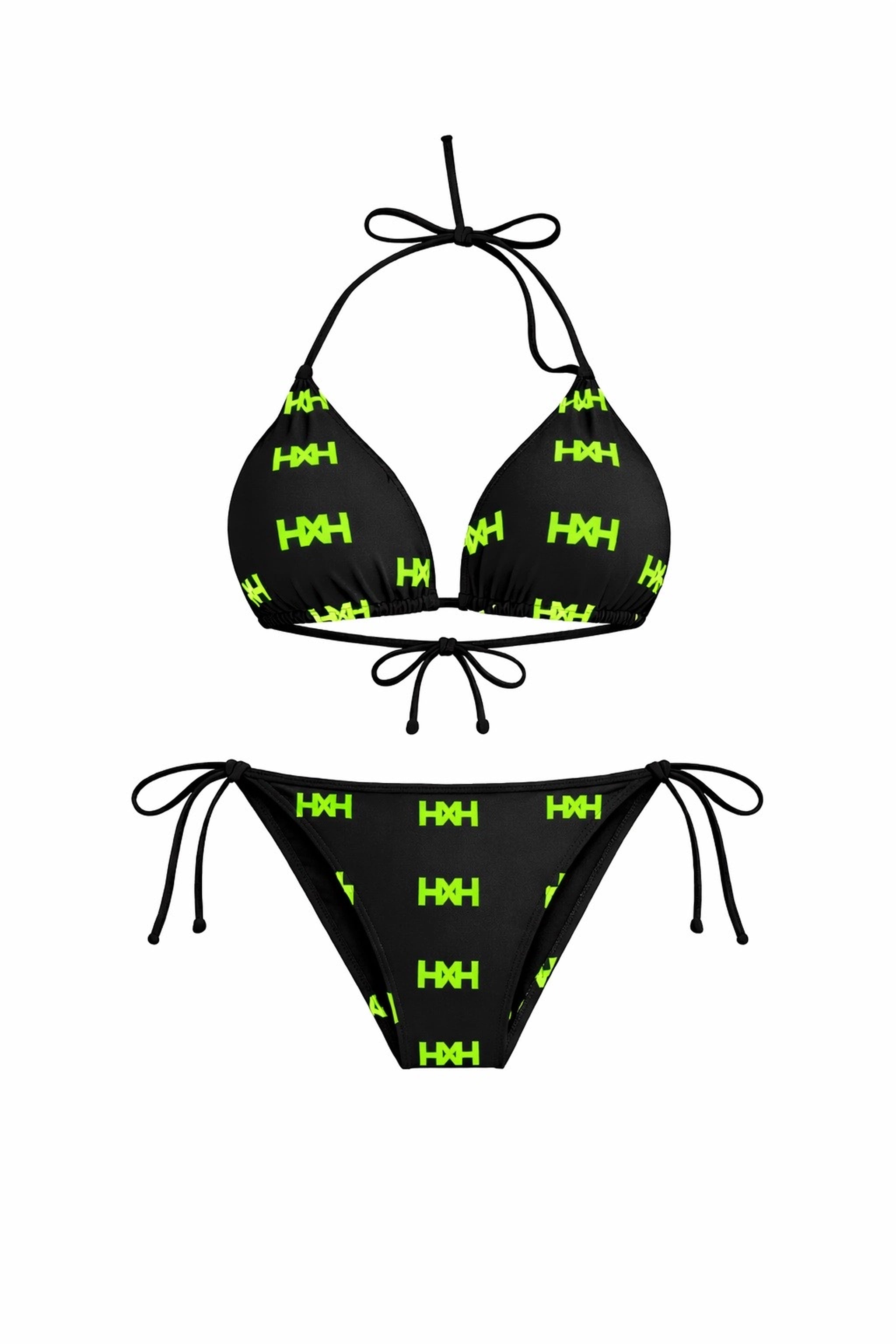 Honor The House Umbreon Black Bikini with an off-white background.