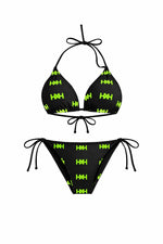 Honor The House Umbreon Black Bikini with an off-white background.