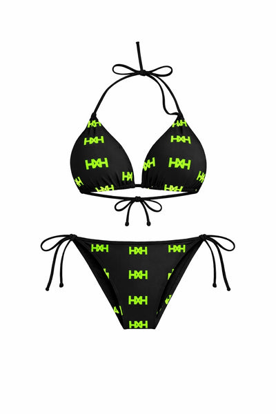 Honor The House Umbreon Black Bikini with an off-white background.